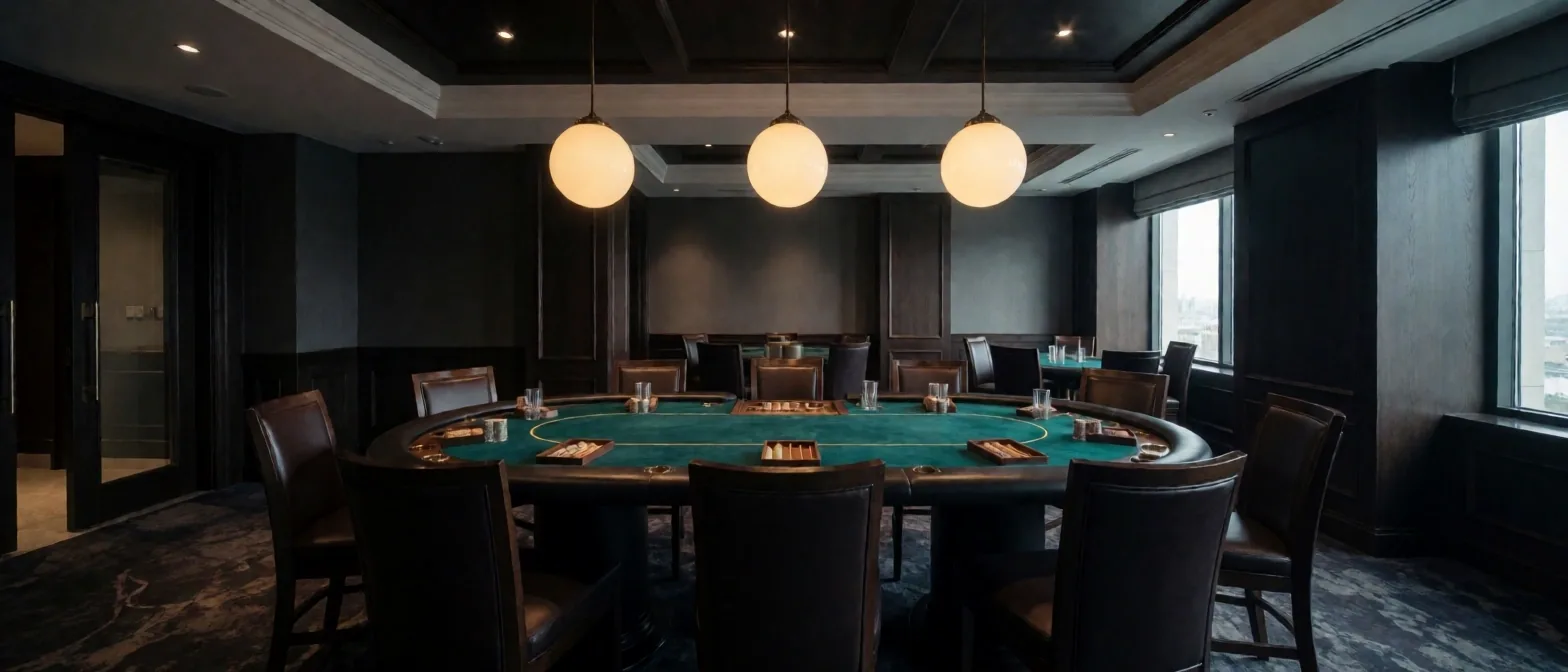 Ambiance de la salle de poker