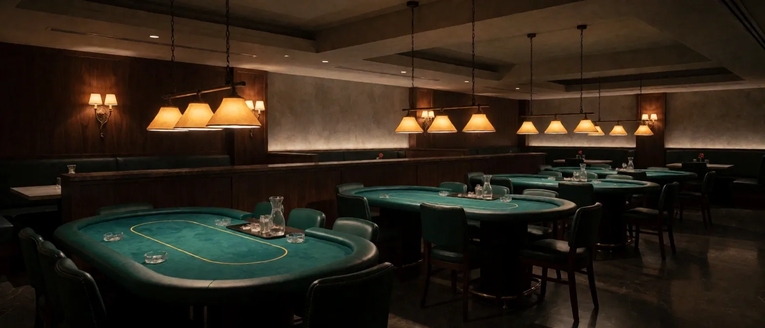 Ambiance de la salle de poker